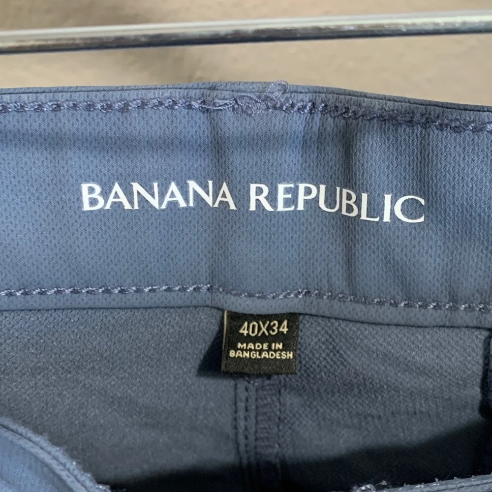 Banana Republic Men's Steel Blue‎ Khakis